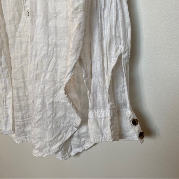 Anthropologie Boyfriend Button-Up🤍 - Picture 4 of 5